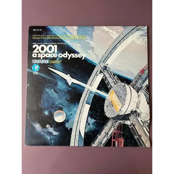 2001 A Space Odyssey Sound Track MGM Records VG+++ Vinyl LP AJ12